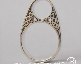 Sterling Ring Tube-In-Tube