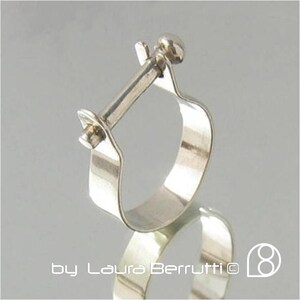 Sterling ring industrial style constructed ring