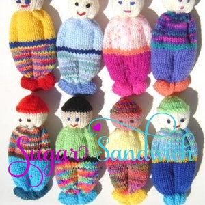 PDF Comfort Doll Knitting Pattern DIGITAL DOWNLOAD Easy to Make 5 Inch Knitted Pocket Doll