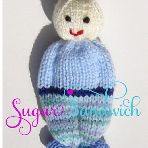 PDF Comfort Doll Tricô Padrão Digital Download Fácil de Fazer 5 Polegadas Tricô Bolso Boneca SOMENTE EM INGLÊS