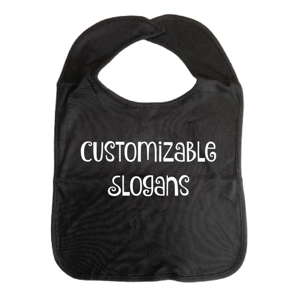 CUSTOM Slogan ADULT BIB Cotton, Clothes Cover, Fun Car Bib Clothing Protection Adult-sized, Funny Saying, Humorous Bib, Gag Gift