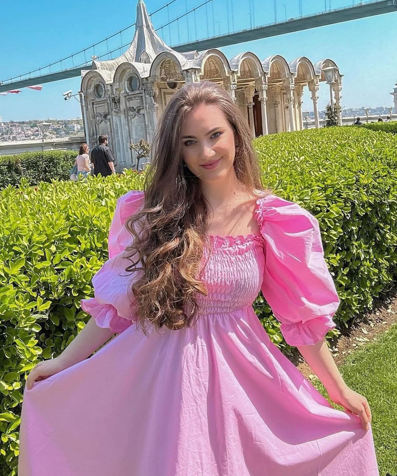 fairy puff sleeve dress Sundew Romantic Princesscore Pearl Decorated Spring Fairy Dress main image 0