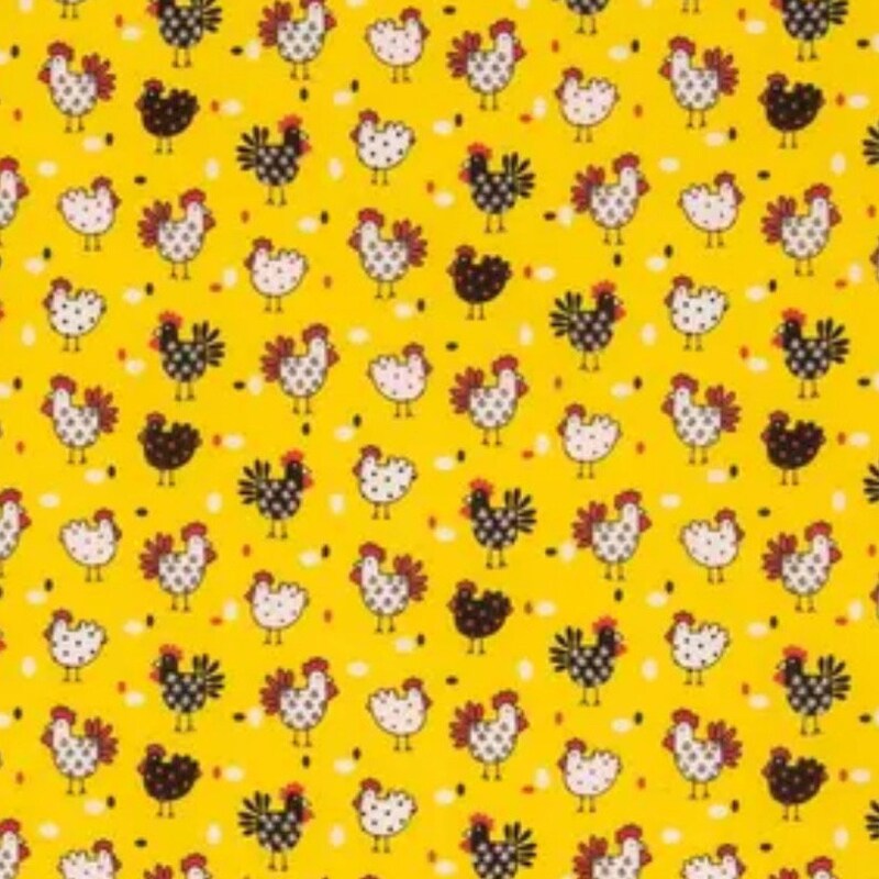 Chicken Fabric - Etsy