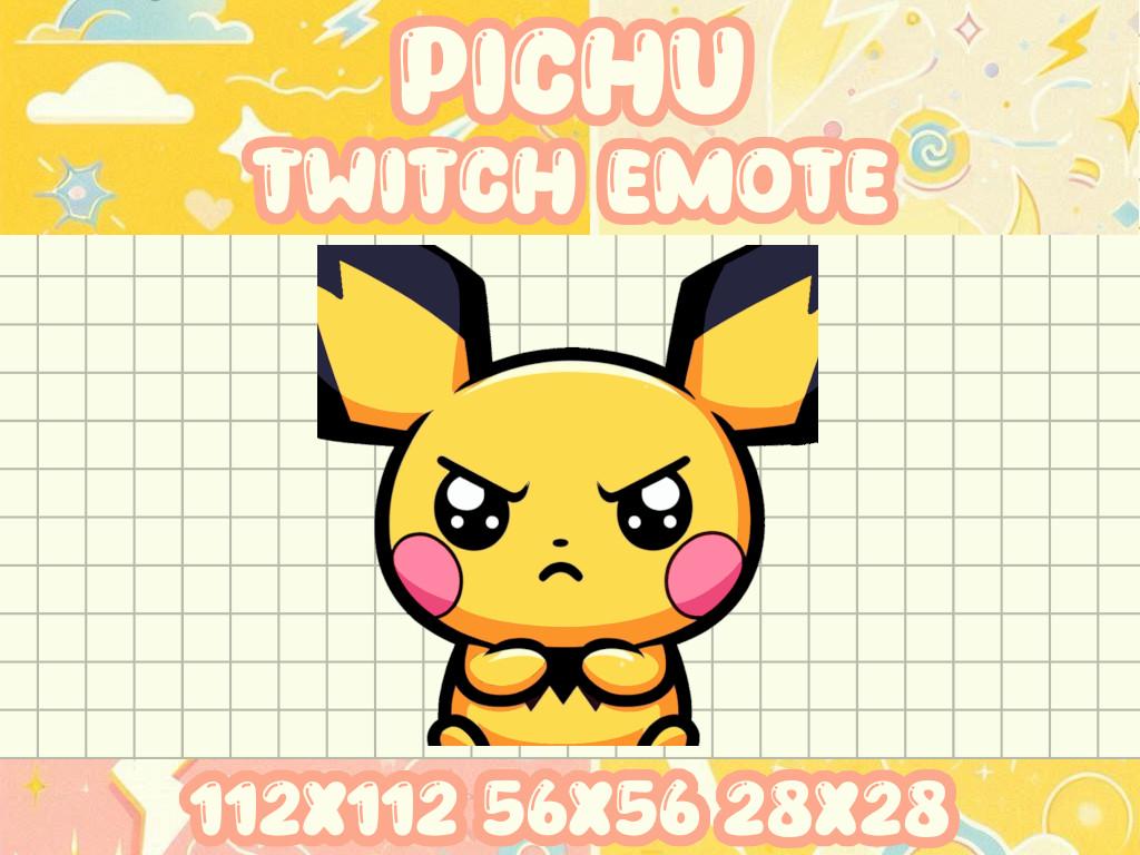 Pichu Emote - Etsy, image size:1024x768