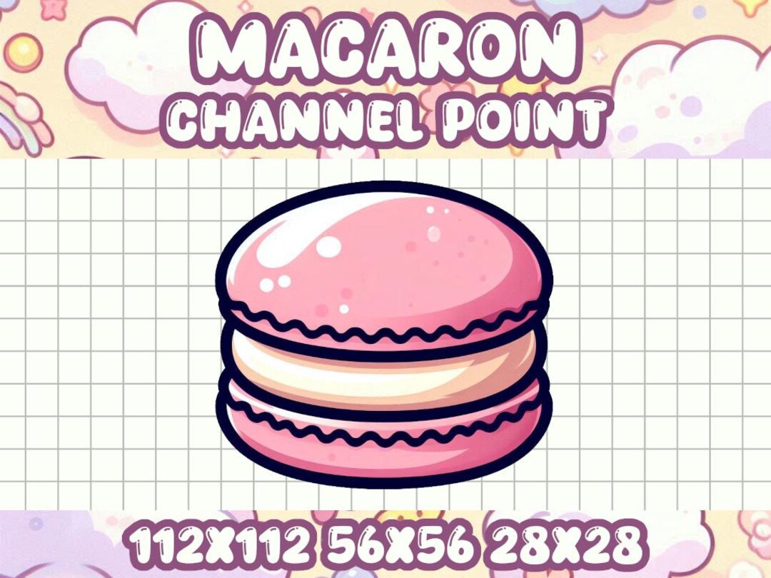 Pastel Macaron Twitch Channel Point Icon (digital Download) - Etsy