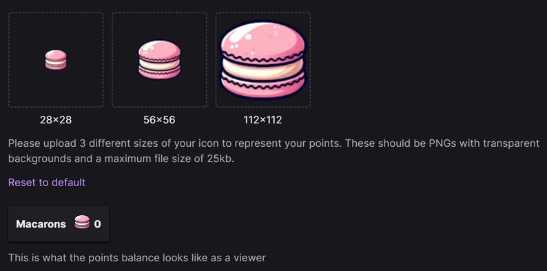 Pastel Macaron Twitch Channel Point Icon (digital Download) - Etsy