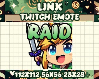 Emotka Link RAID: Ikona Chibi z Legend of Zelda (do pobrania cyfrowego)