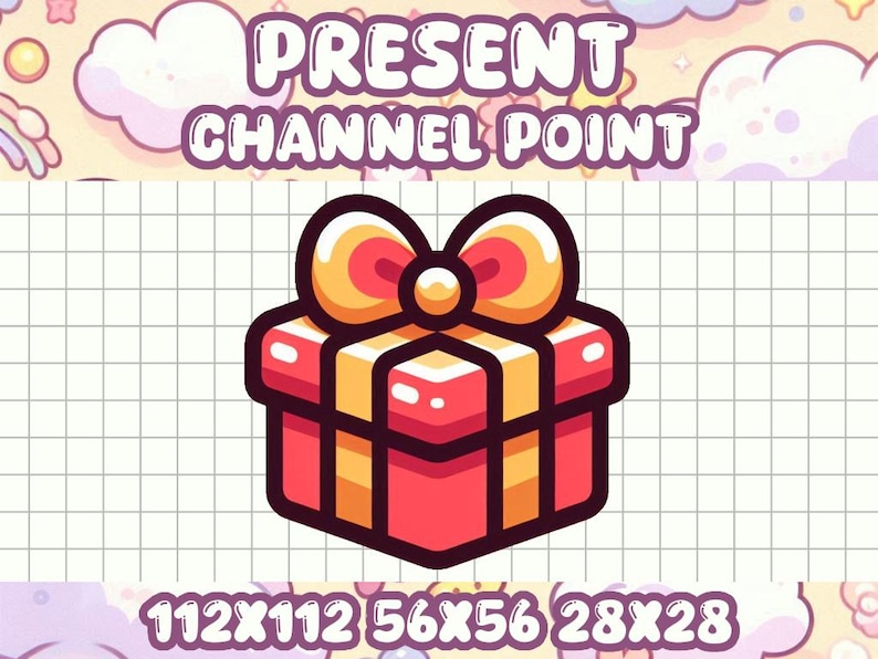 Present Channel Point Icon for Twitch Streamers - Etsy