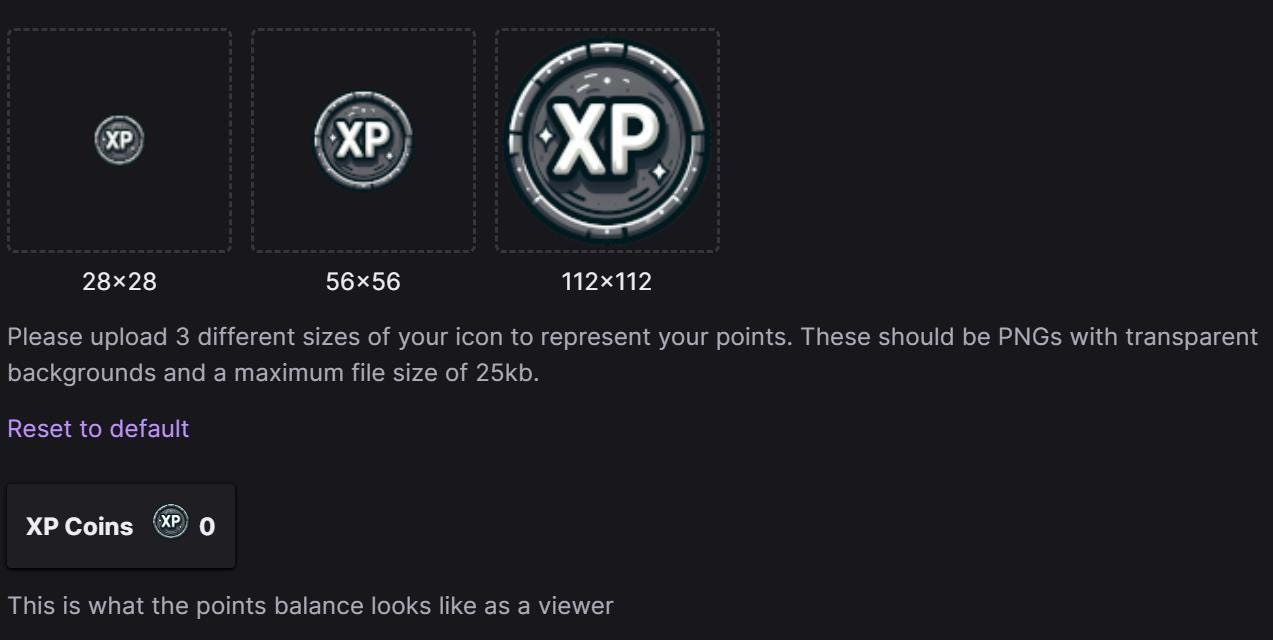 ブラックXPコインチャンネルポイントアイコン | ゲームをテーマにしたTwitch報酬とエモート - Etsy 日本