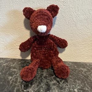 Bear Crochet Snuggler- Small