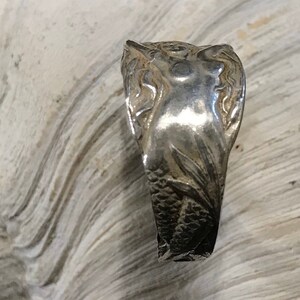 Mermaid sterling silver wrap ring image 6