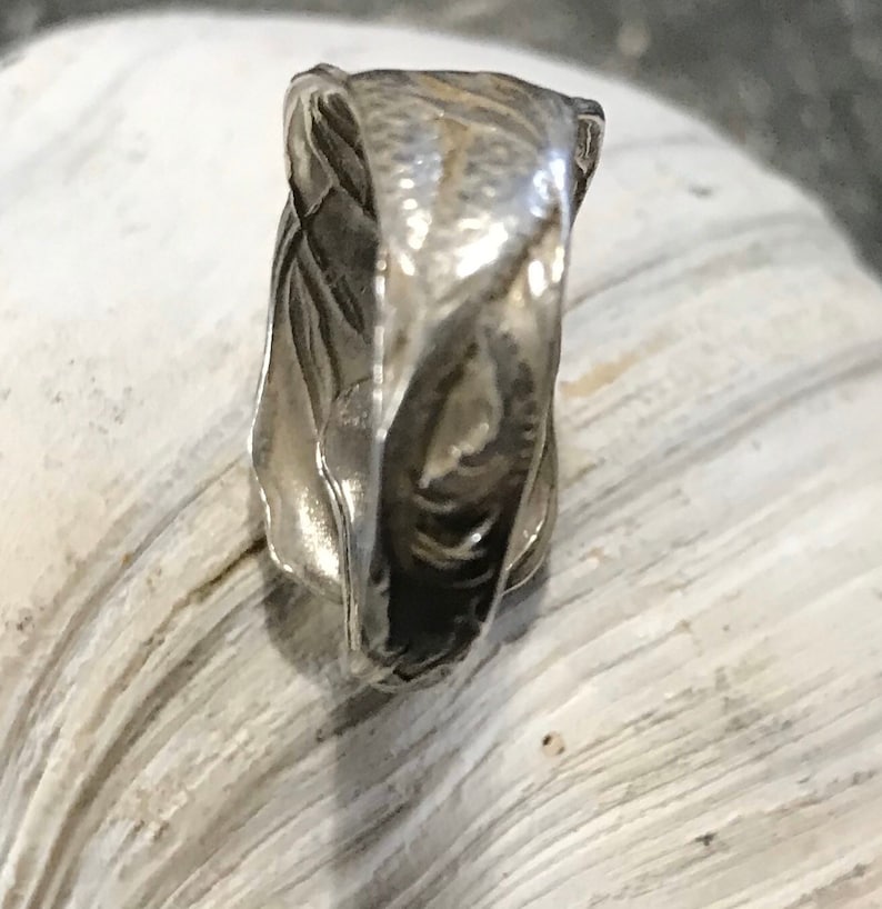 Mermaid sterling silver wrap ring image 4