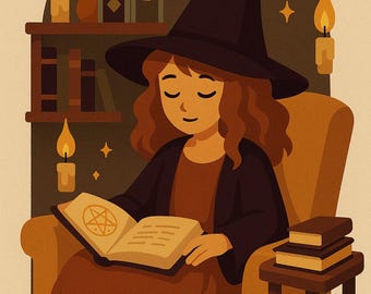 Fantasy Pattern #1 Cross Stitch - Magical Witch Embroidery Design, Unique Gift for Crafters & Fantasy Lovers