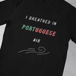 Women&#39;s Funny Portugal Lover T Shirt Portugal Tourist T-Shirt Funny Gift For Her Travel Lover Graphic Tee Portuguese Flag 100% Cotton RegFit