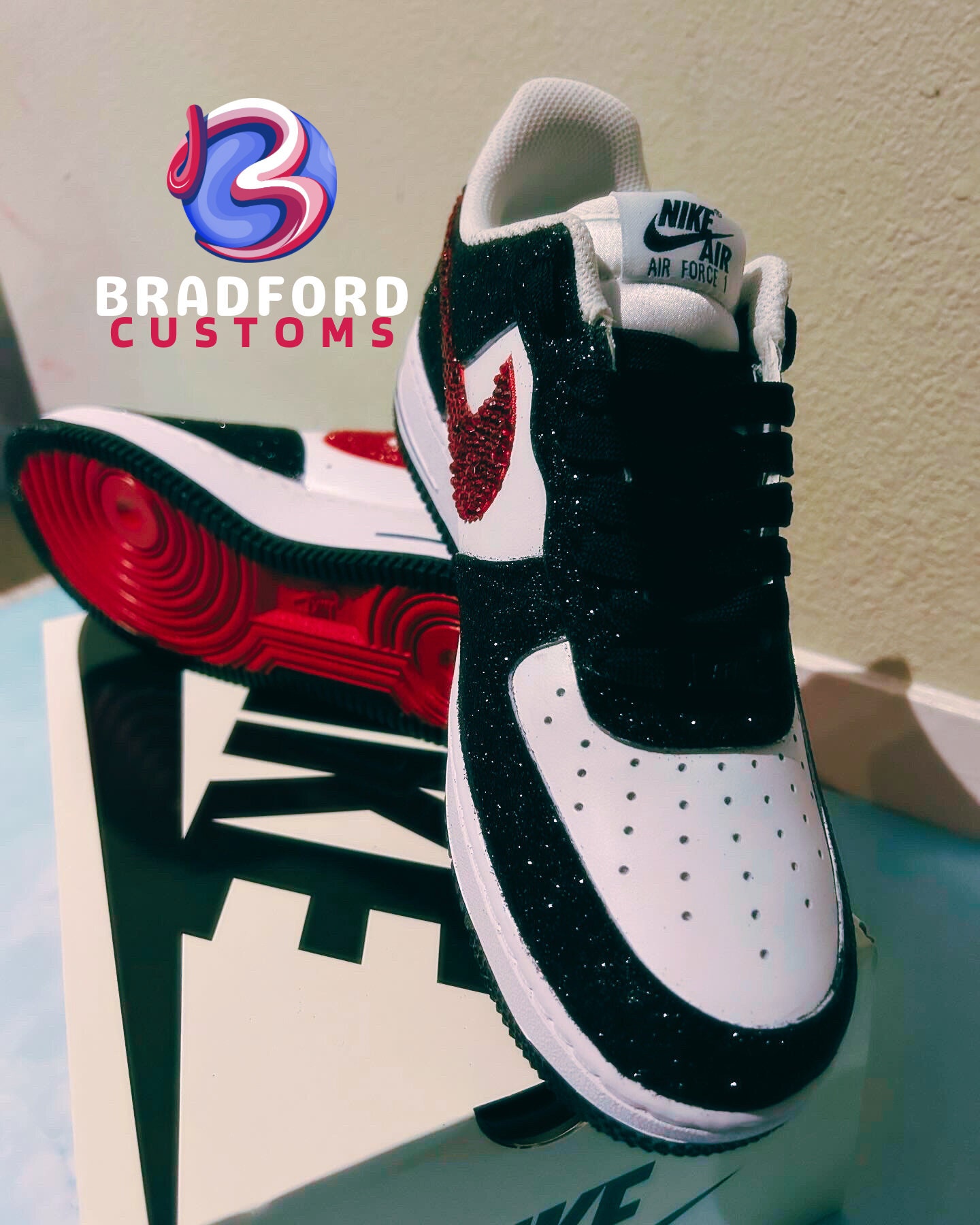 Kalinga Ashok Nike Air Force One Rojos Kalinga Ashok Zapatillas