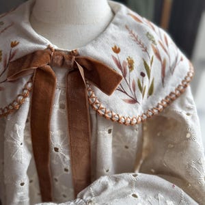 ボスケドレス ハンドペイントコットンドレス｜子供用カラードレス｜女の子用クラシックドレス｜ブラジル製