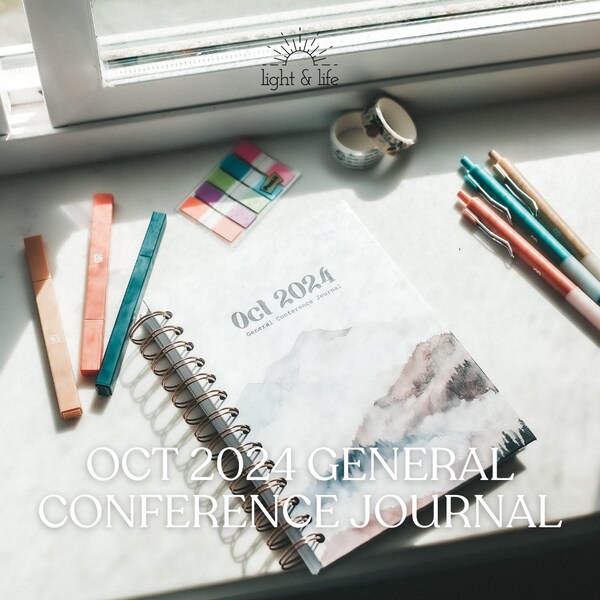 October 2024 General Conference Journal Etsy