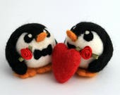Penguin Gay Wedding Cake Topper, Wedding Penguins, Groom and Groom, Mr and Mr, Customisible Wedding Cake Topper