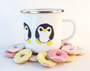 Sale Penguin Enamel Mug