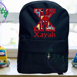 Sac à dos pour tout-petit pour écolier cartable avec sac préscolaire design personnalisé pour enfant sac à dos avec nom pour tout-petit cadeau personnalisé