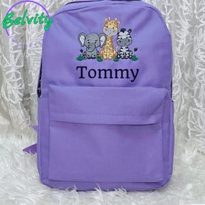 SAC À DOS PERSONNALISÉ POUR ENFANTS | Cartable pour enfants | Sac à dos préscolaire | Sac à dos pour enfants avec nom | Cartable pour tout-petits | Sac à dos pour enfants