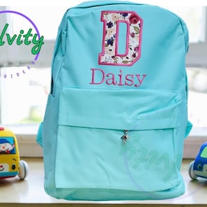 Sac à dos personnalisé pour tout-petits brodés pour enfant, sac d'âge préscolaire, cartable pour tout-petits, sac à dos pour enfants avec nom, bébé, sac de transport