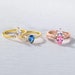 Personalized Birthstone Ring Set, Customized Birthmonth Ring for Mom ...
