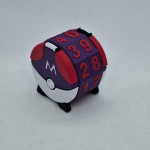D100 Masterball Life Counter Spindown Mtg Magie das Sammel-Pokémon Lorcana Mini Nuke Digimon 1 Stück