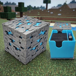 Minecraft Diamond Ore Deck Box | 100+ Card TCG Storage for MTG, Pokmon,  Lorcana, Yugioh - Etsy Israel