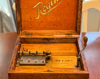 アンティーク レジーナ オルゴール ディスク 米国特許 1889 1893