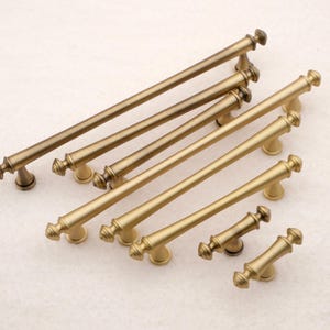 Heritage Brass Kitchen Handles | Kitchen Cabinet Pulls | Antique Cabinet Pulls | Aged Brass Drawer Pulls | Antique Gold Pulls