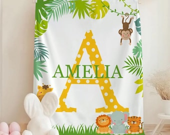 Gepersonaliseerde naamdeken voor kinderen, kinderdeken, gepersonaliseerd cadeau, kerstcadeau, kindercadeau, kraamcadeau, cadeau voor haar