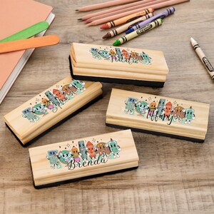 Personalized Custom Blackboard Eraser, School Supplies, Writing Supplies, Teacher Appreciation, Teacher Gift, Personalized Gift,Gift for Her