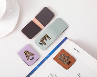 Personalized Magnetic Bookmarks, Minimalist Bookmark, Book Accessories, Personalized Gift, Book Lover Gift, Reader Gift, Gift for Her, Gifts