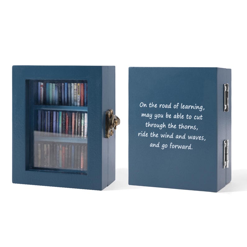 Personalized Anxiety Bookshelf with Mini Books, Book Accessories, Home Decor, Teacher Gifts, Book Lover's Gifts, Gifts for Reader, Gifts image 8