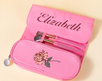 Personalized Cosmetic Bag, Toiletry Bag, Makeup Bag, Bridesmaid Gift, Valentine's Day Gift,Maid of Honor Gift,Personalized Gift,Gift for Her