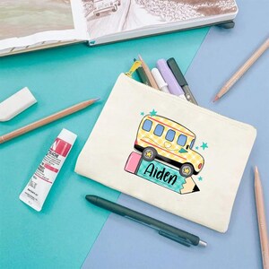 Personalized Name Pencil Case, Pencil Pouch, School Supplies, Teacher Gift, Back to School Gift,Gift for Kids,Gift for Her,Gift for Students