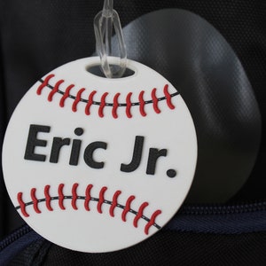 Baseball Bag Tag