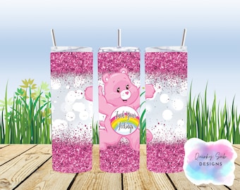 Swear bear 20oz tumbler wrap, png, sublimation, digital download