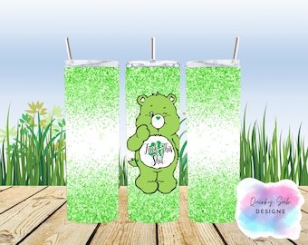 Swear bear tumbler wrap, 20oz, sublimation, png, digital download