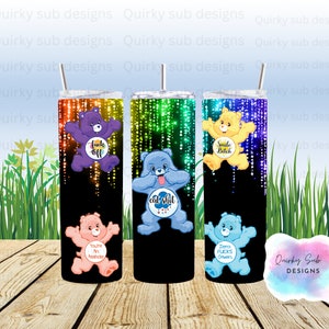 Emballage de gobelet ours juré, 20 oz, sublimation, png, téléchargement numérique. drôle, sarcastique, grossier, gros mots, conception numérique, conception par sublimation,