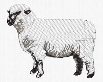 Personalised Sheep Embroidered Towels Sheep 11