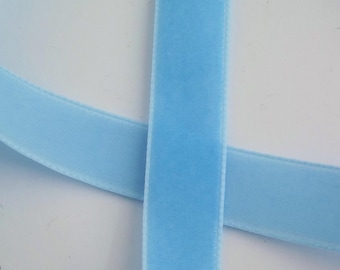 Blue Velvet Ribbon - Etsy