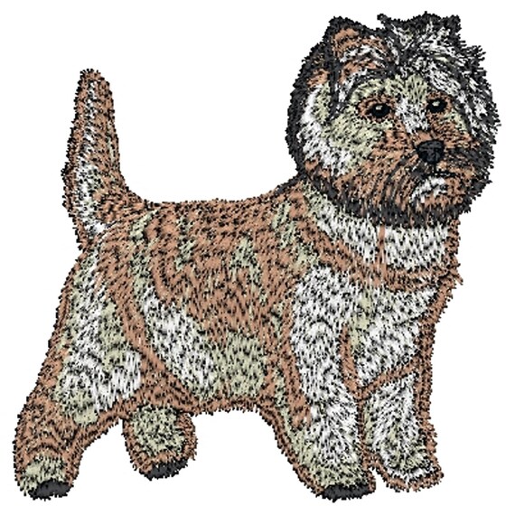 Cairn terrier dog Embroidered Towels Dog Towels Personalised Etsy