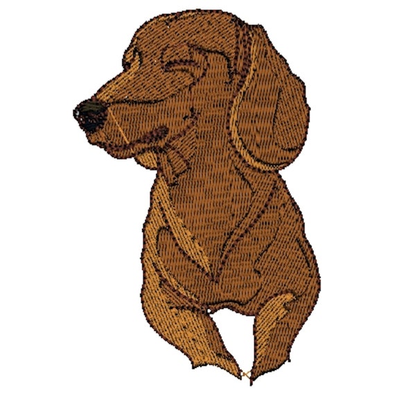 Personalised Towels Dachsund dog Embroidered Towels Dachshund 60