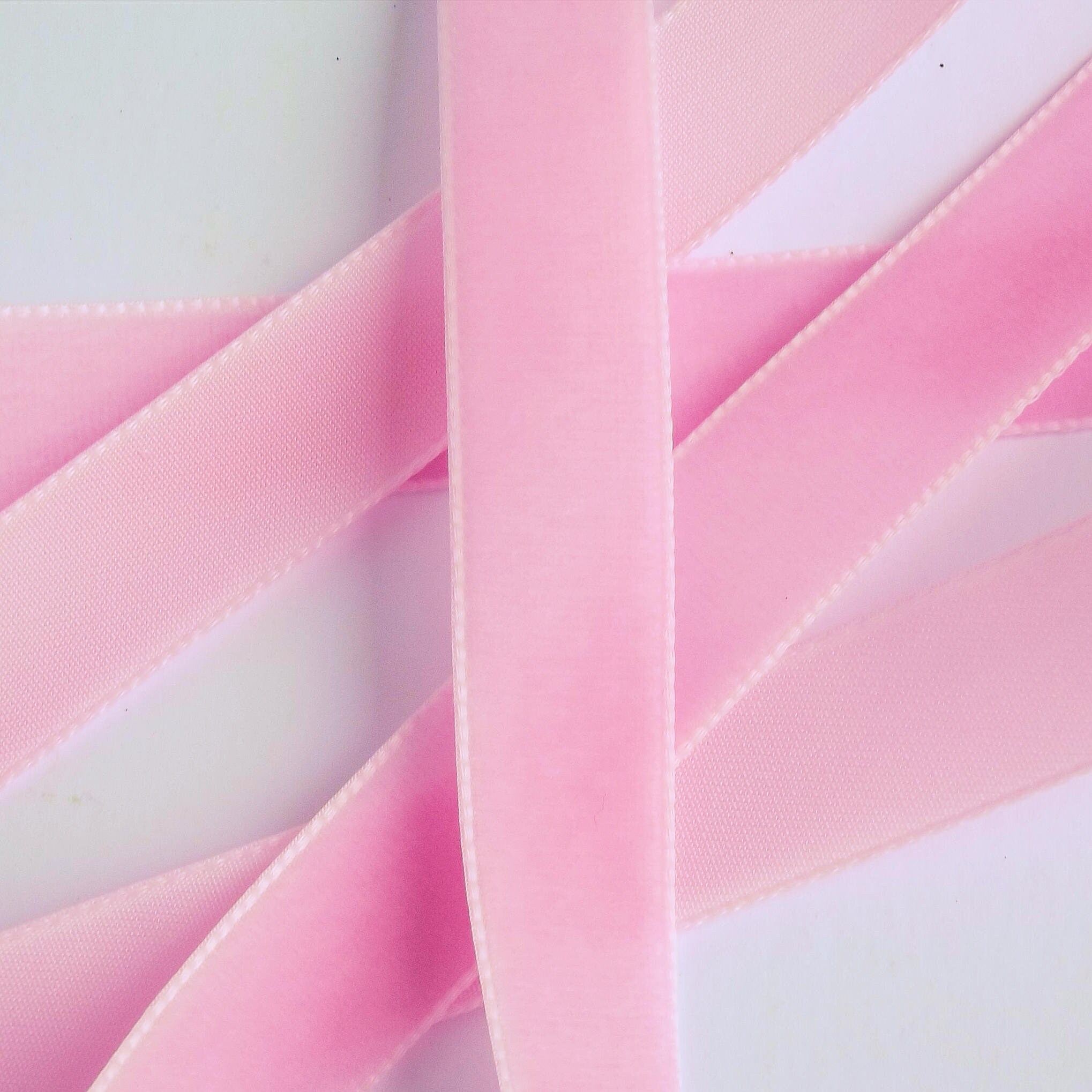 Pink velvet Ribbon Velvet Ribbons Berisfords Ribbon Various Etsy