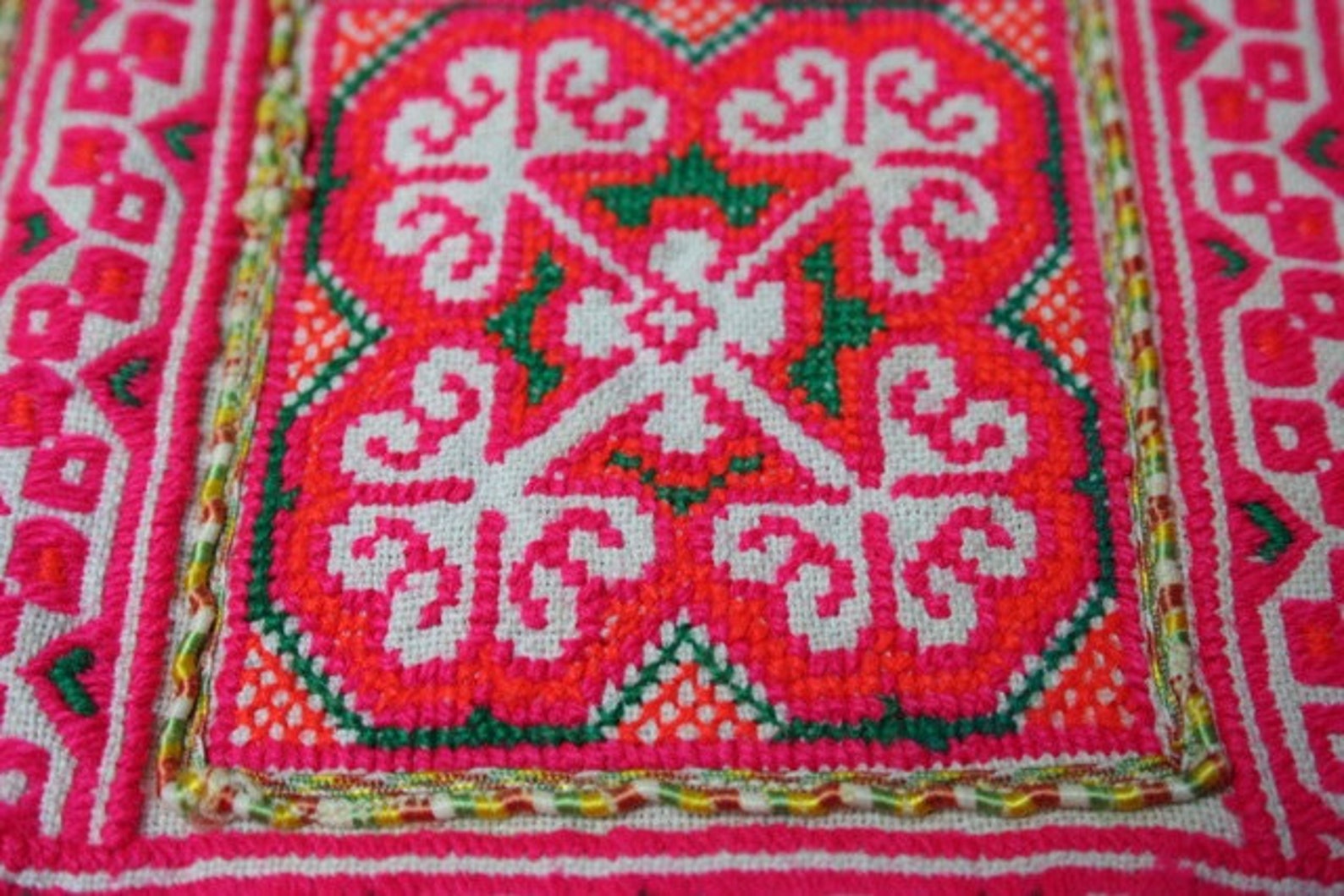 Textiles Hmong Fabric / Hmong Costume/ Miao Fabric / Hmong Etsy