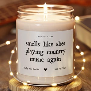Country Music Cowgirl Birthday Gift Funny Candle Decorations Cowboy Lovers Country Decor Gift Classic Country Music Old Customized Cow Boots