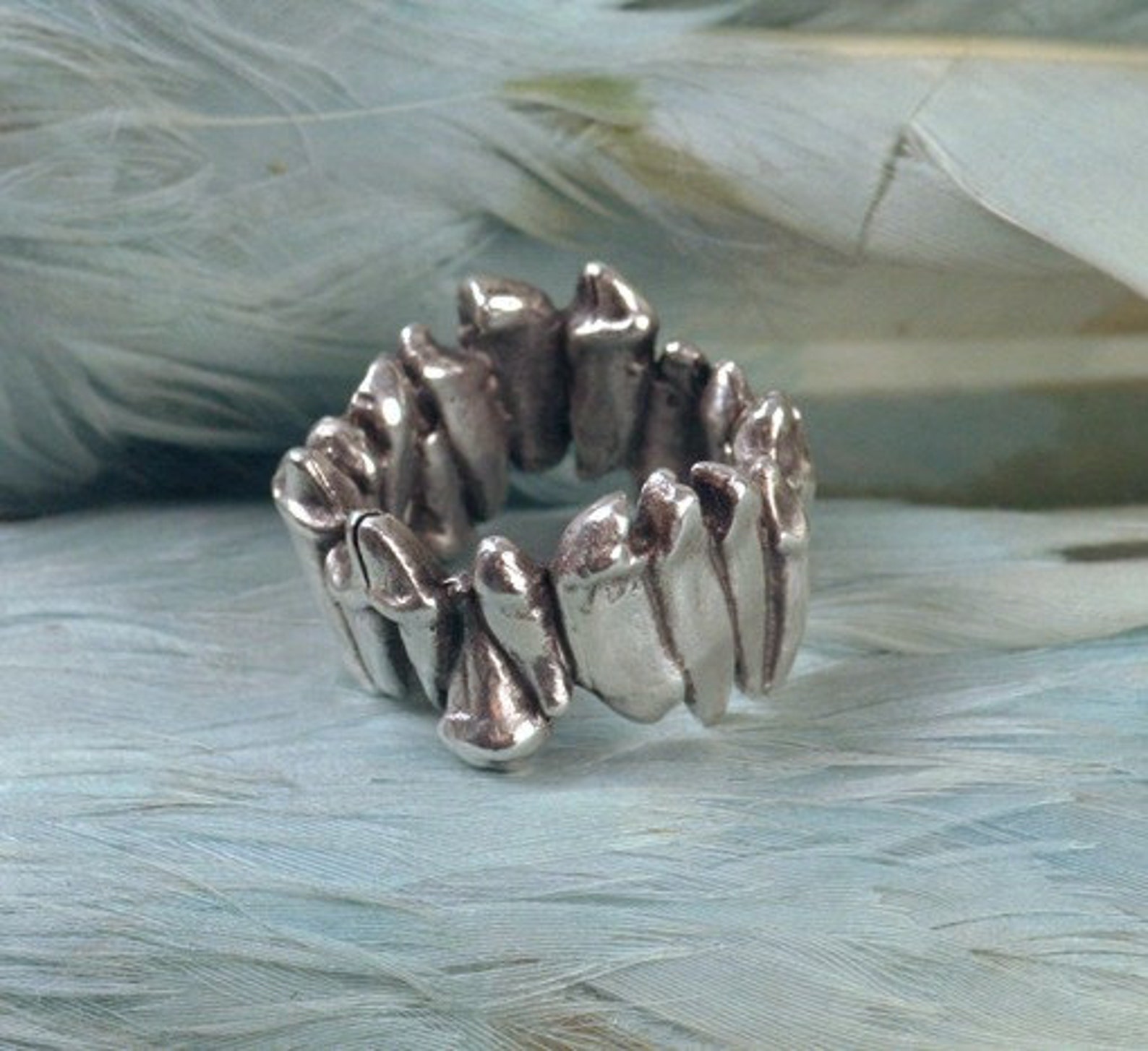 Teeth Ring Etsy