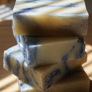 Clean Cotton Bar Soap - Fresh & Invigorating Scent - Handmade Natural Soap